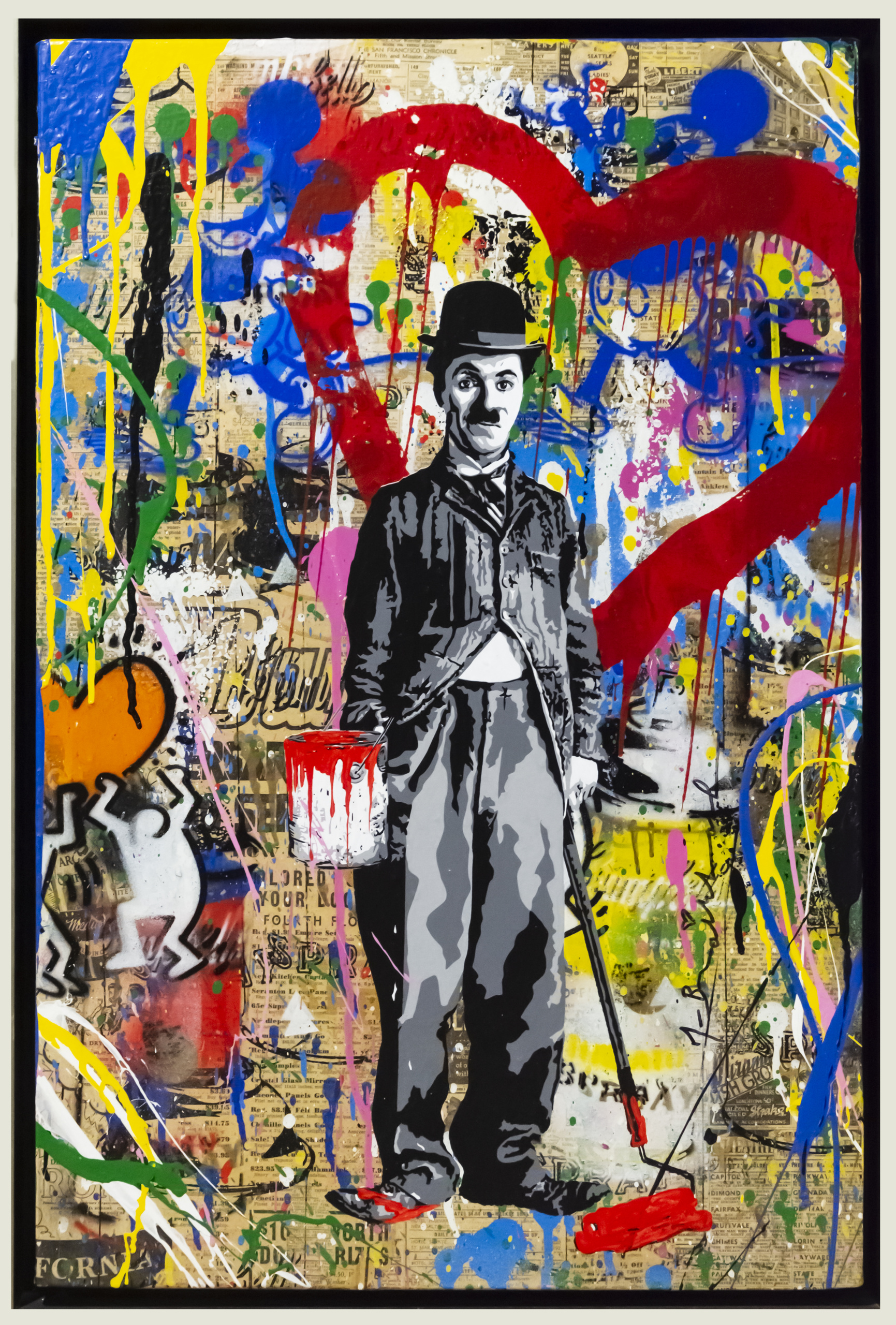 Mr Brainwash, Chaplin - Pop House Gallery